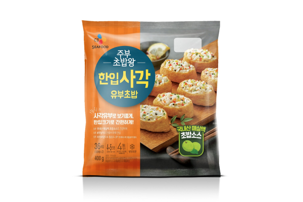 CJ제일제당 주부초밥왕 한입사각 유부초밥 400g 제품 이미지
